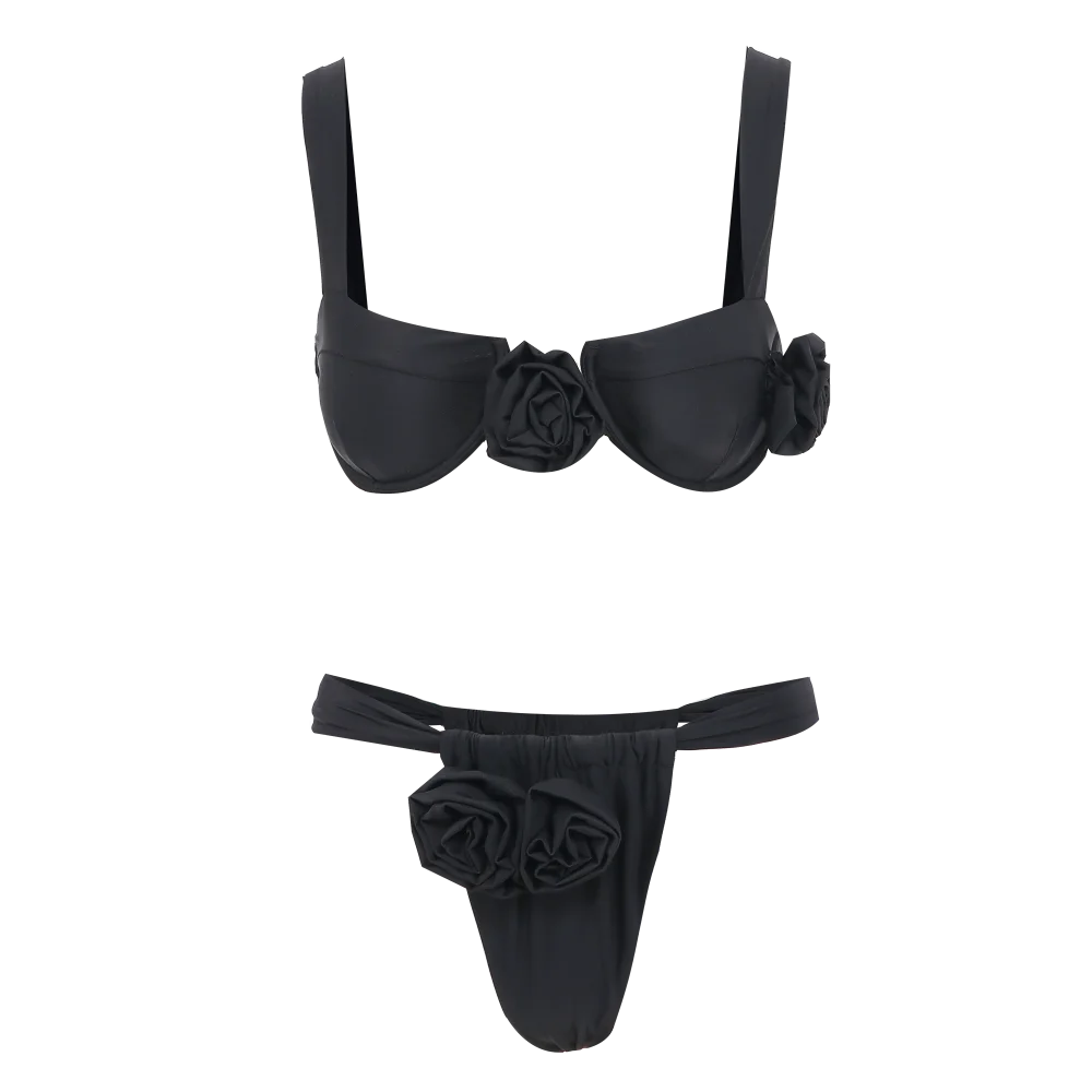 Floral Bikini Set Women Swimsuit High Waist Bikini Push Up Bikinis Sexy Bathing Suit Beachwear Print Biquini Female  Beach