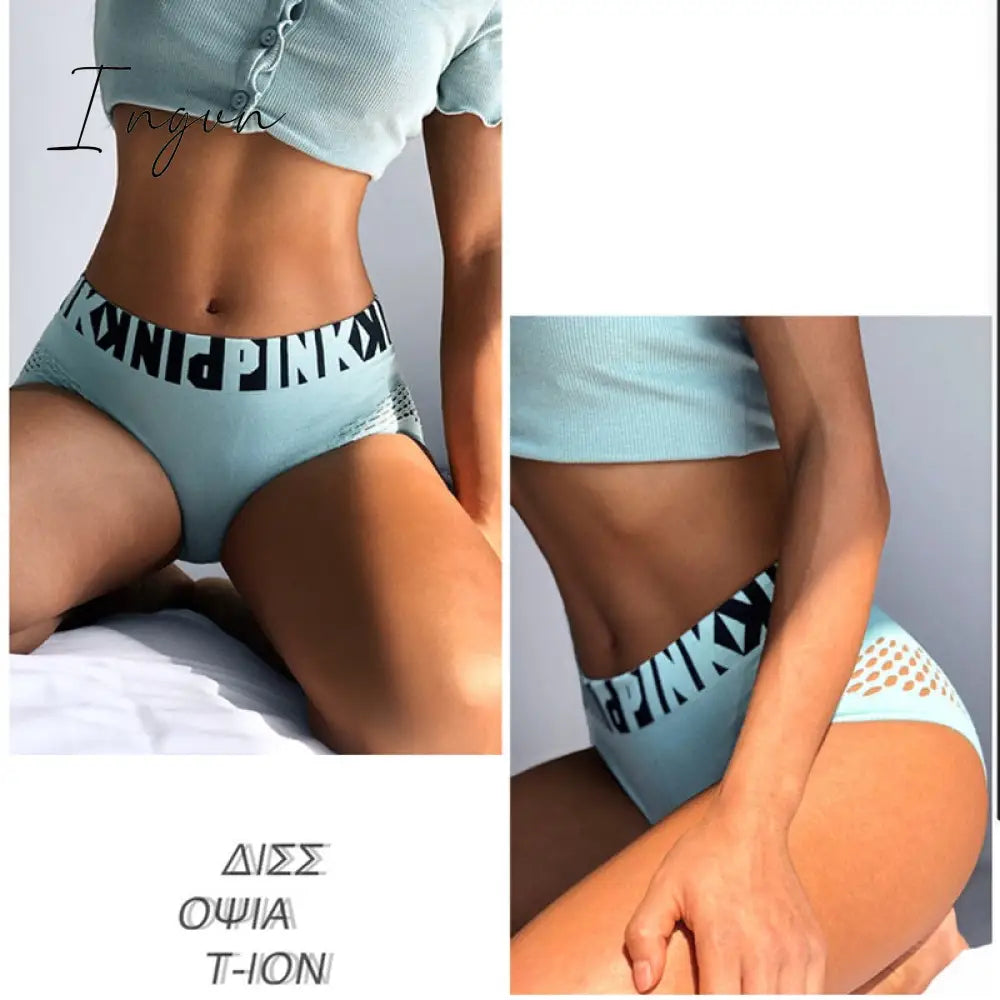 Ingvn - Sporty Style Briefs Women's Panties Sexy Seamless Underwear Sport Briefs Yoga Body Shaper Underpant Bodyslim Intimates Lingerie