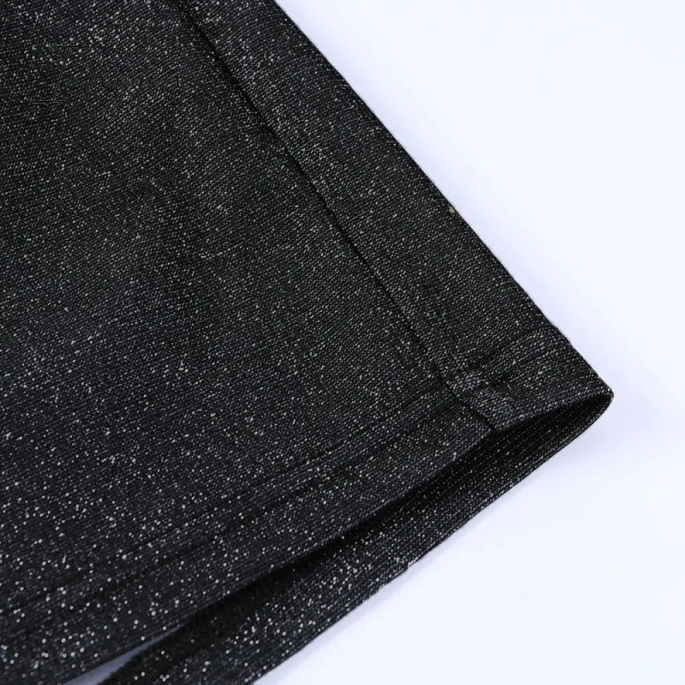 Ingvn - Women Sequin Sparkly U Neck Bodycon Mini Dress Summer Exotic Tight Elegant Party Evening Luxury Fashion Sexy Formal Dresses