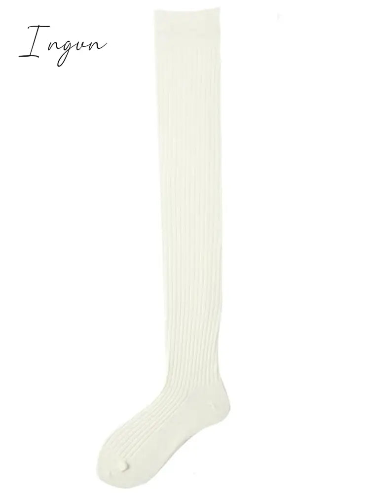 Ingvn - Autumn winter Cotton Knee-high stockings