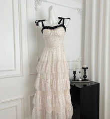 Vintage sexy slim Polka dot butterfly dress hotsweet Chic Summer Vestidos Vacation  women clothing ceremony dresses