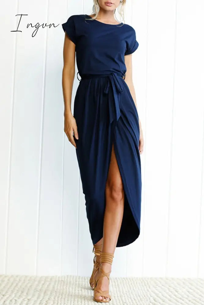 Ingvn -  After Midnight Ankle Length Midi Dress(4 Colors)