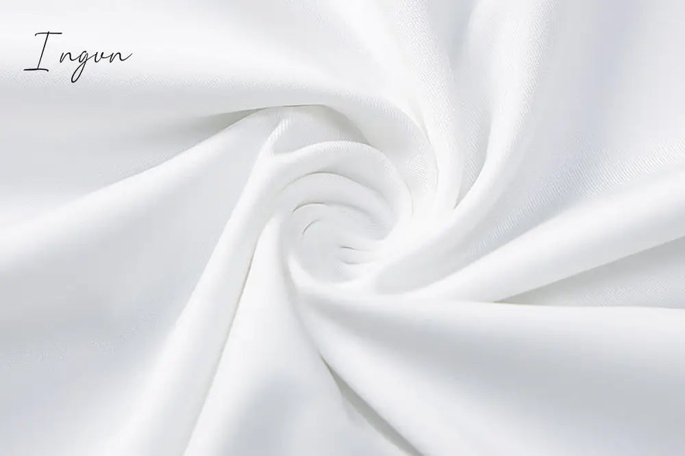 Ingvn - Summer Dresses For Women White Bodycon Slip Maxi Dress for Women's Summer Sexy Party Evening Elegant Backless Birthday Straps Wrap Long Dresses Woman