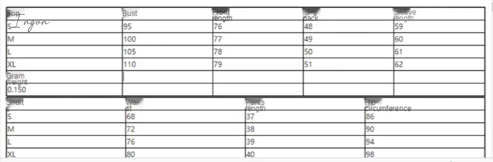 Ingvn - Shorts Sets Women's Summer Suit High Waist Shorts LongSleev Shirts Two Piece Set Printed Leisure Sets Womens Outfits Shorts Set