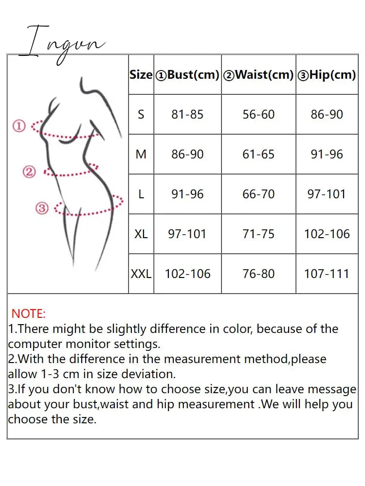 Ingvn - New Sexy Plus Size Swimwear Women One Piece Swimsuit Female Solid Bathing Suit Summer Beach Wear Swim Lady Monokini Bathers
