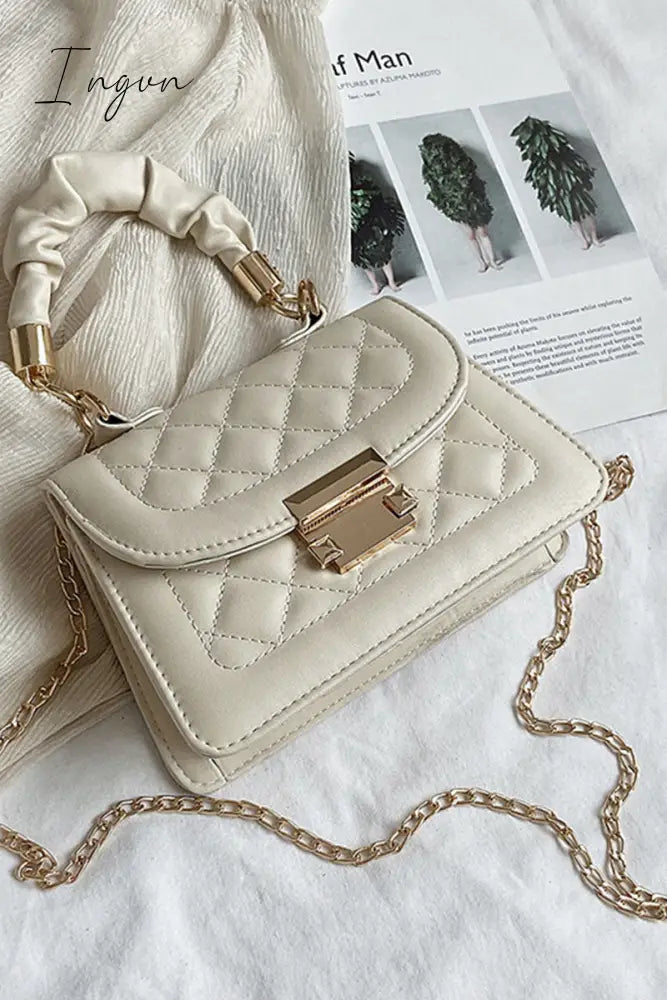 Ingvn - Fashion Casual Solid Patchwork Metal Accessories Decoration Chains Bags
