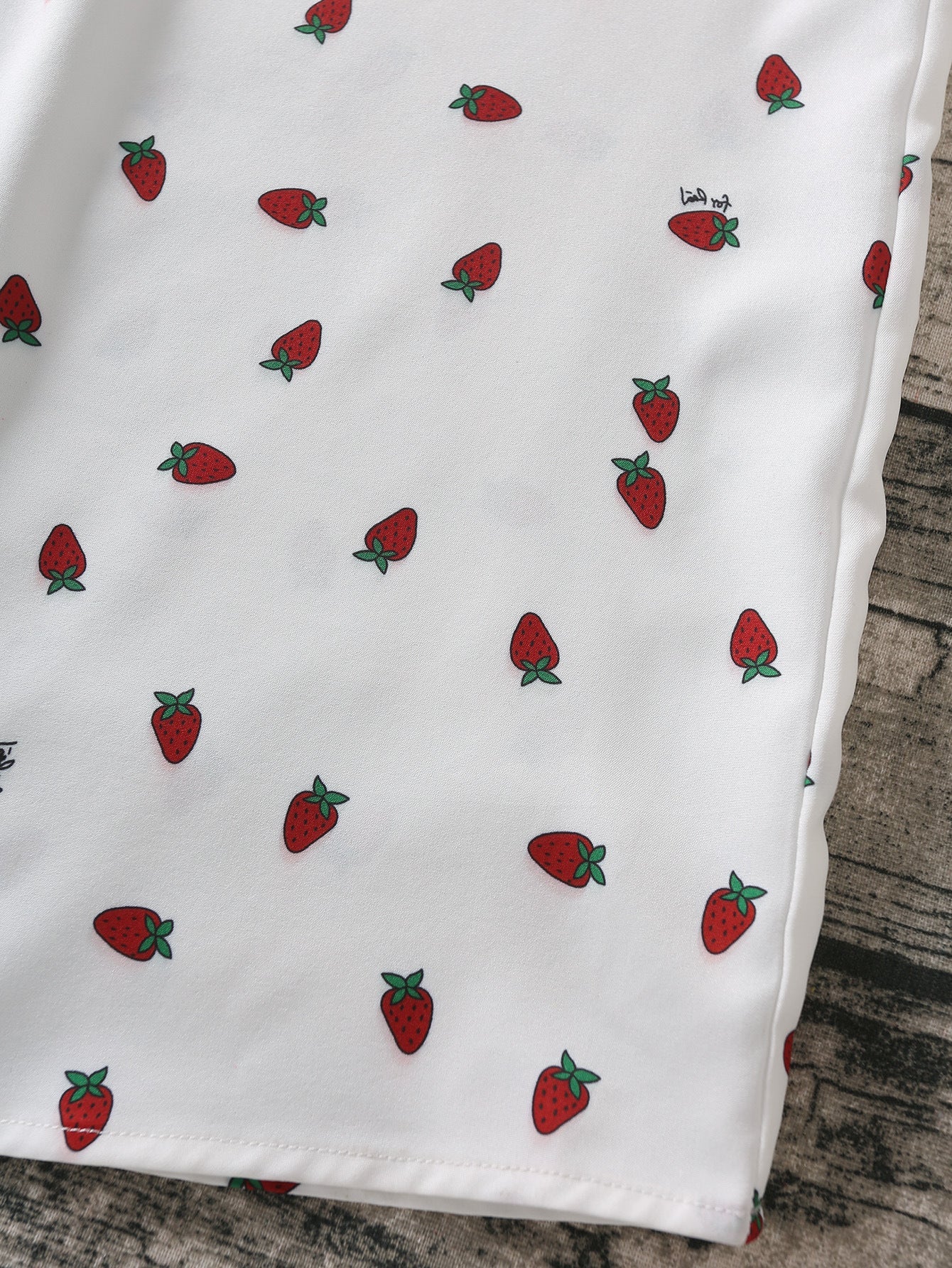 Voguable  Strawberry Print White Chiffon Long Dress Women Spaghetti Strap Vintage Boho Summer Beach Maxi Dress Sleeveless Sundress