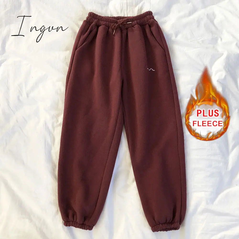 Ingvn - Smiley Face Embroidery Sweatpants
