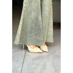 Fried Street High Appearance Value Professional Outer Wear Single Shoes Women's Internet Celebrity New Elegant Lightweight Small High Heels