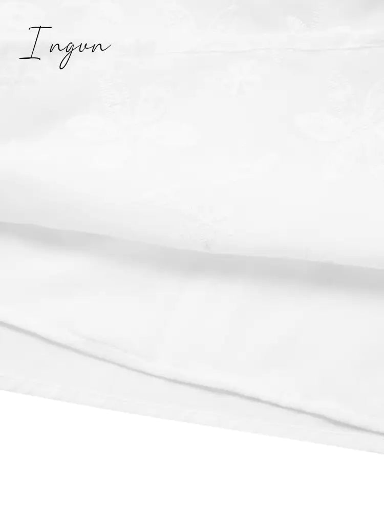 Ingvn - Women's Cotton Linen Dress Casual Dress Midi Dress Cotton Casual Mature Outdoor Daily Vacation V Neck Ruched Pocket Half Sleeve Summer Spring Fall 2023 Loose Fit White Blue Green Plain S M L XL 2XL