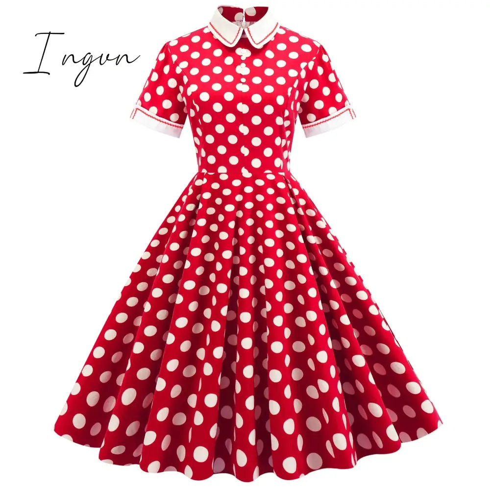 Ingvn - polka dot dress