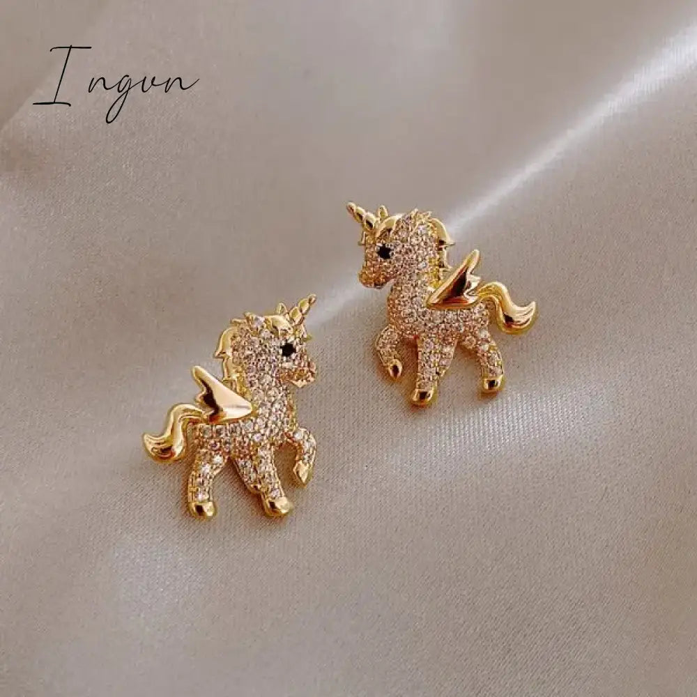Exquisite Flower Zircon Stud Earrings For Women Leaves Geometric Rhinestone Earring Girl Party Birthday Christmas Jewelry Gifts