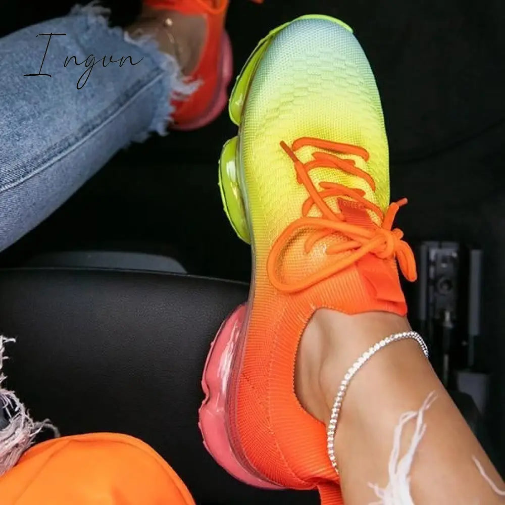 Ingvn - Women's Colorful Air Cushion Sneakers