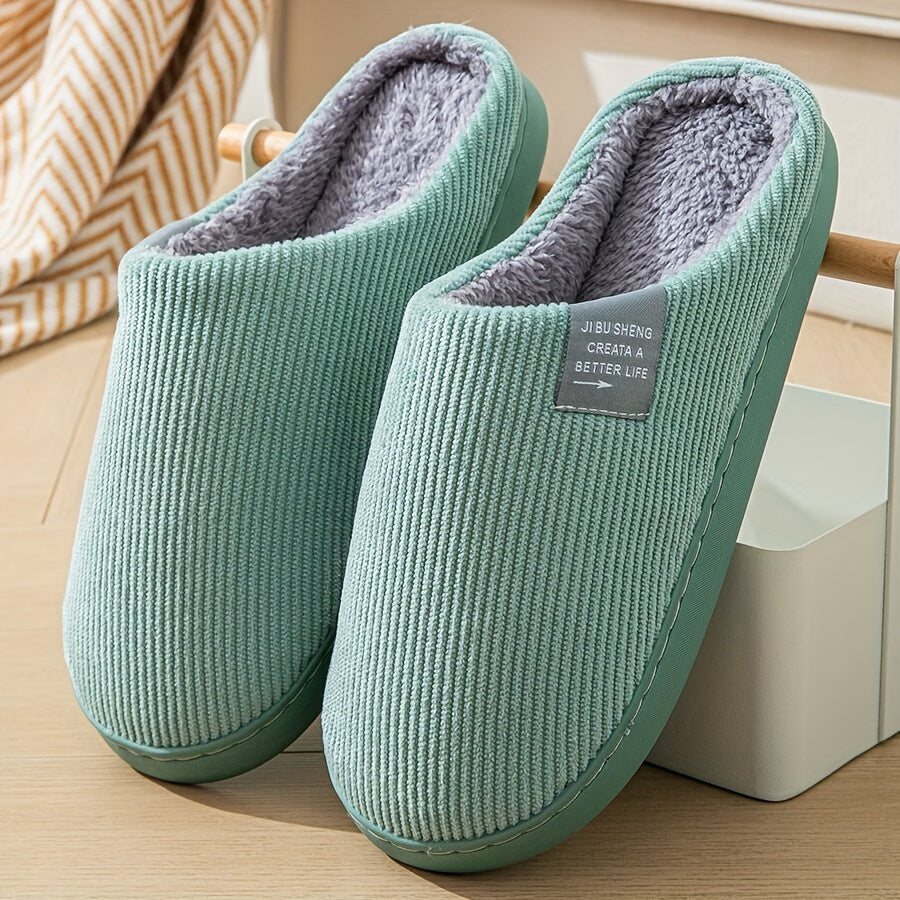 Cozy Plush Slippers - Soft, Warm, and Comfortable Indoor Shoes with Slip-Resistant Soles for Home, Lounge, and Relaxation - Perfect for Cold Winter Days