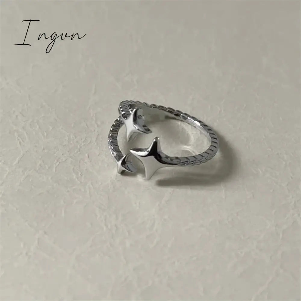 Korea Cute Rabbit Ear Rings Girl Women Bunny Butterfly Ring Zircon Jewelry Opening Rings For Girlfriend Sweet Cool Jewelry Gifts