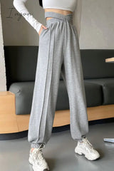 Ingvn - Crisscross Long Sweatpants