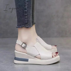 Ingvn - Naked Feet Wedge Sandals