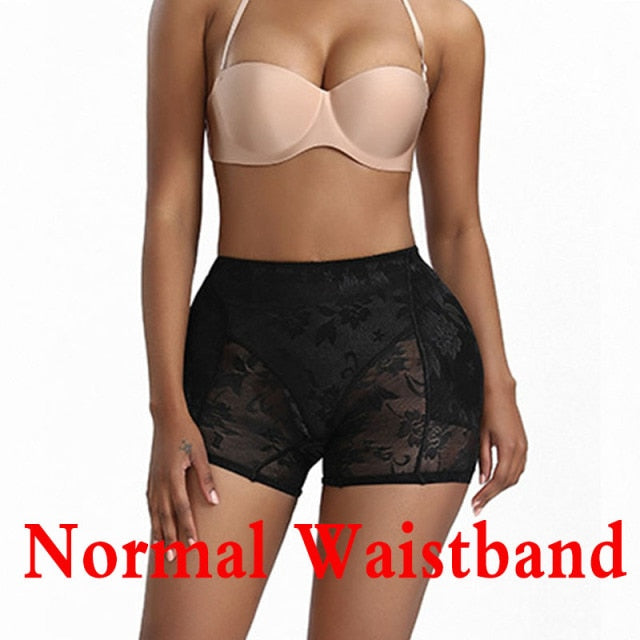 High Waist Trainer Body Shaper Panties Hip Butt Padded Panty Butt Lifter Hip Enhancer Thick Waistband Lace Shapers Women