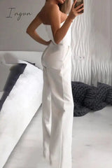 Ingvn - Casual Solid Color Regular Jumpsuits(3 Colors)