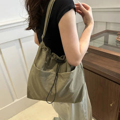 Ingvn  New Large Capacity Versatile Shoulder Bag for Women's Summer Popular Lightweight Shoulder Crossbody Bag Minimalist Tote Handbag