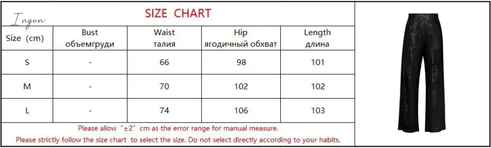 Ingvn - Sparkly Two-piece Set Party Outfits For Womens Sequin Top Blouse Shirt And Pants Suit Female Luxury Evening Tracksuit New