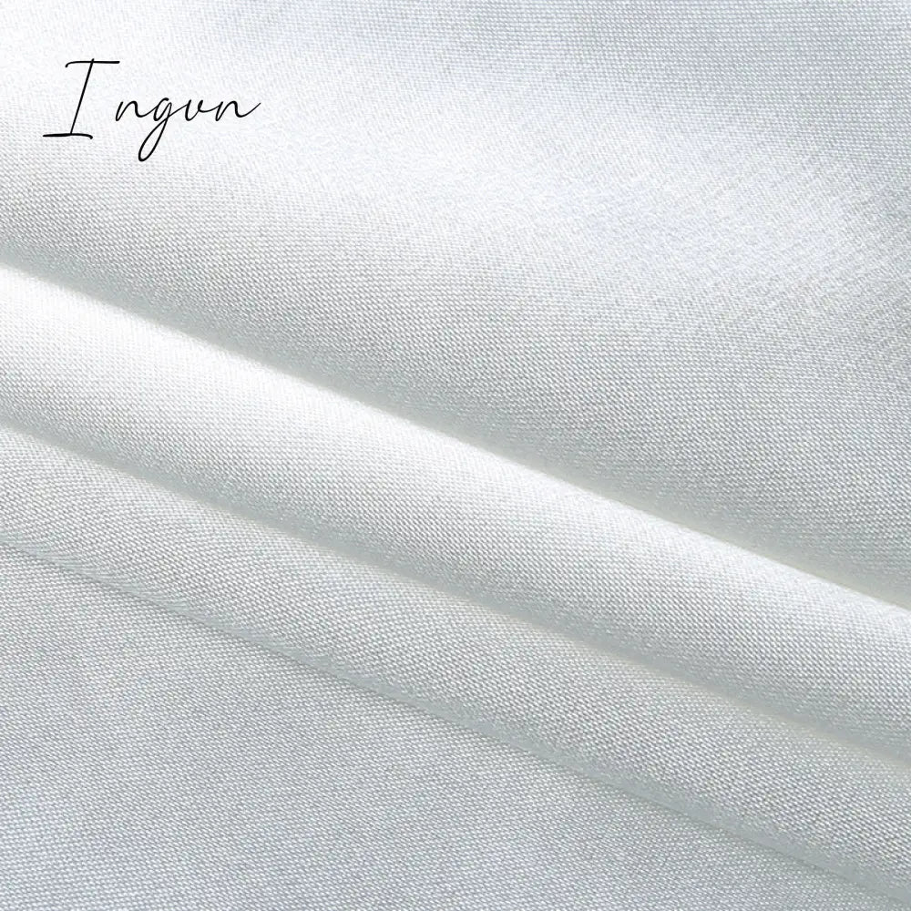 Ingvn - Sexy Hollow Out Bandage Women Dress White Asymmetrical High Waist Mini Dress Women Spring Skinny Fashion Streetwear