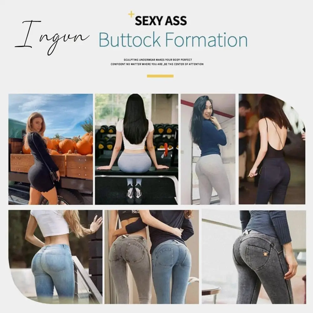 Ingvn - Fake Ass Seamless Women Body Shaper Slimming Panties Shapewear Hip Enhancer Booty Pad Push Up Butt Lifter Pant Underwear