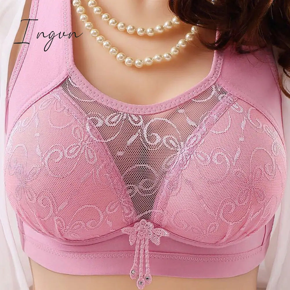 Ingvn - New No Rims Women Bras Seamless Lace Tube Top Anti-glare Breathable Comfort Large Cup Plus Size Women's Wireless Underwear