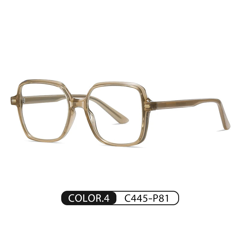 INGVN  Women Fashion Acetate Blue Light Blocking Computer Glasses Without Degrees Female Square Eyewear Spectacles Frames