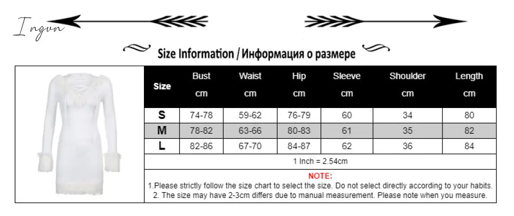 Ingvn - Furry Long Sleeve Hooded Bodycon Mini Dresses Women White V Neck Fuzzy Dress Skinny Christmas Party Streetwear Winter