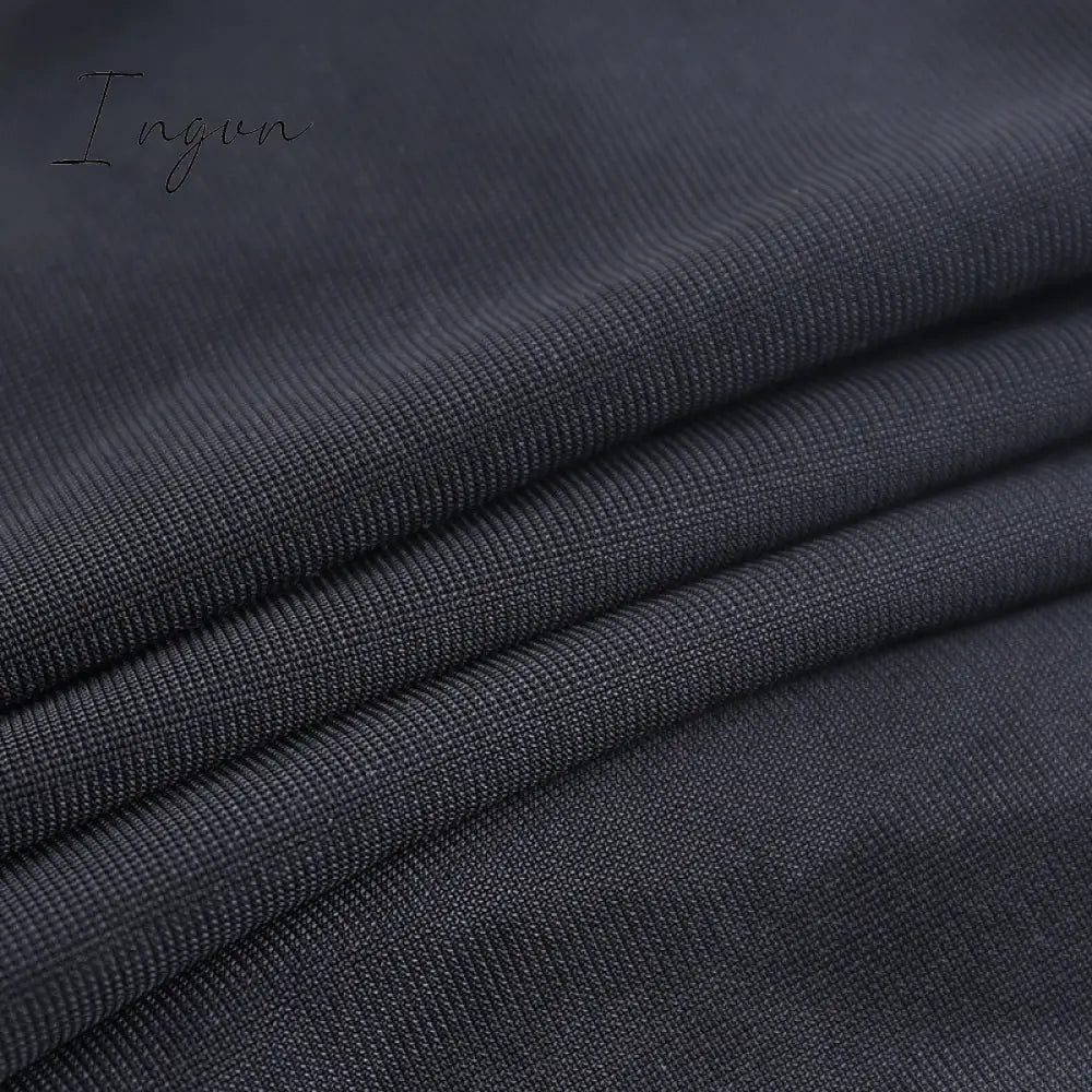 Ingvn - 2023 Womens Fashion Black Velvet Spaghetti Strap Dress Front Ruched Mini Skinny Sleeveless Off Shoulder Women Fashion Elegant  Party Dress