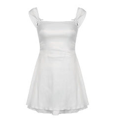 Pphmm outfit inspo Spring and Summer Women's Clothing Style Street Hot Girl Fashion Front and Back Wear Chiffon Sling Dress Women