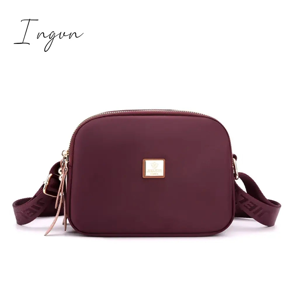 Ingvn - Small Shoulder Bag Women CrossBorder Supply Of Nylon Fabric Leisure Mini Shoulder Bag Ladies Embroidered Han Pocket
