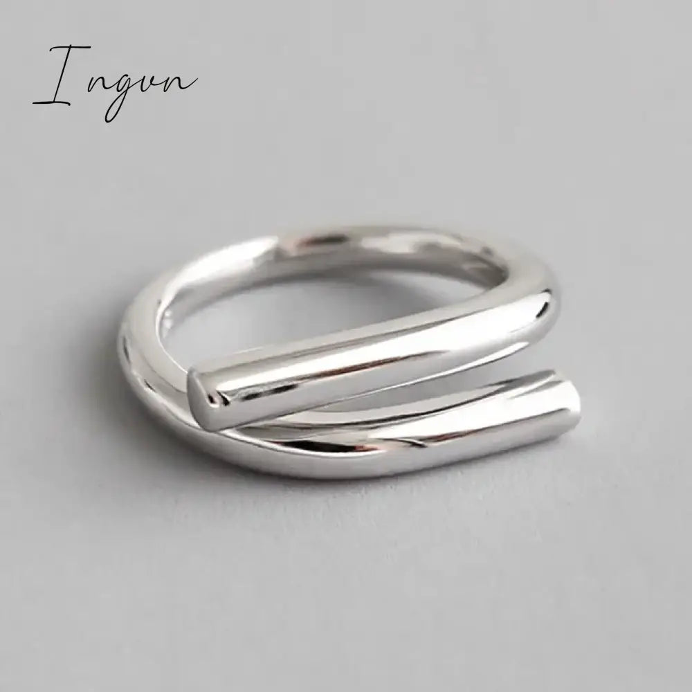 Simple Fashion Silver Color Feather Dolphin Adjustable Ring Exquisite Jewelry Ring For Women Party Wedding Engagement Gift