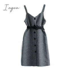 Ingvn - Valentine's Day gift for women Fashion Streetwear Two Piece Dress Women Autumn Winter Sweater wool Knee-Length Dresses With belt plus size Elegant party Dress vestidos