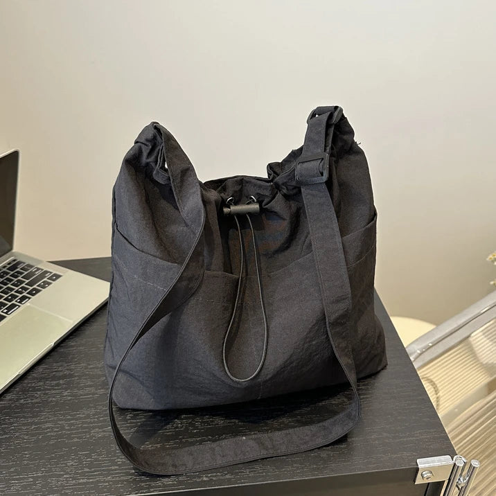 Ingvn  New Large Capacity Versatile Shoulder Bag for Women's Summer Popular Lightweight Shoulder Crossbody Bag Minimalist Tote Handbag