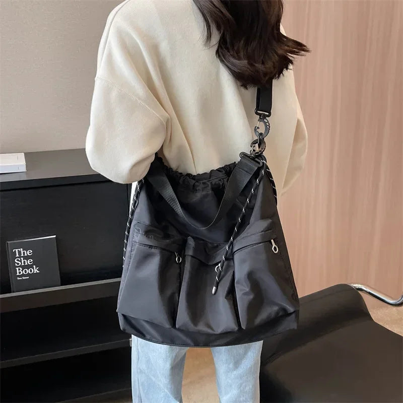 Ingvn  New Fashion Women's Bag High Quality Oxford Fabric Shoulder Bag Crossbody Bag Large Capacity Satchel Lady Leisure Commuting Bags