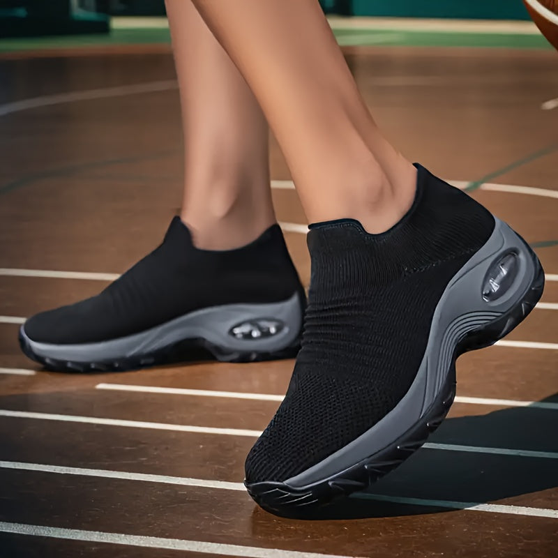 Comfortable Chic Women's Slip-On Sneakers - Lightweight, Breathable, Low-Top, All-Season Shoes with Solid Color, Plain Toe, and Durable PU Sole - Quanzhou Manufactured, Perfect for Casual Daily Wear
