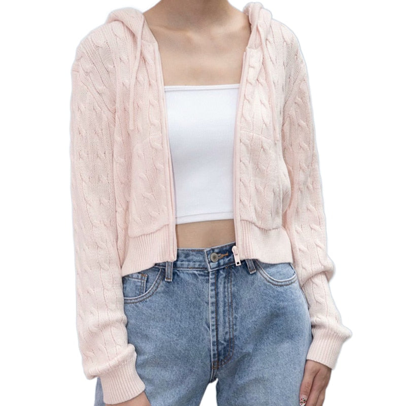 Brandy Mandy Sweaters Women White Knit Sweater Autumn Winter V Neck Long Sleev Knitted Sweater Navy Pullover Brandy Girl Sweater