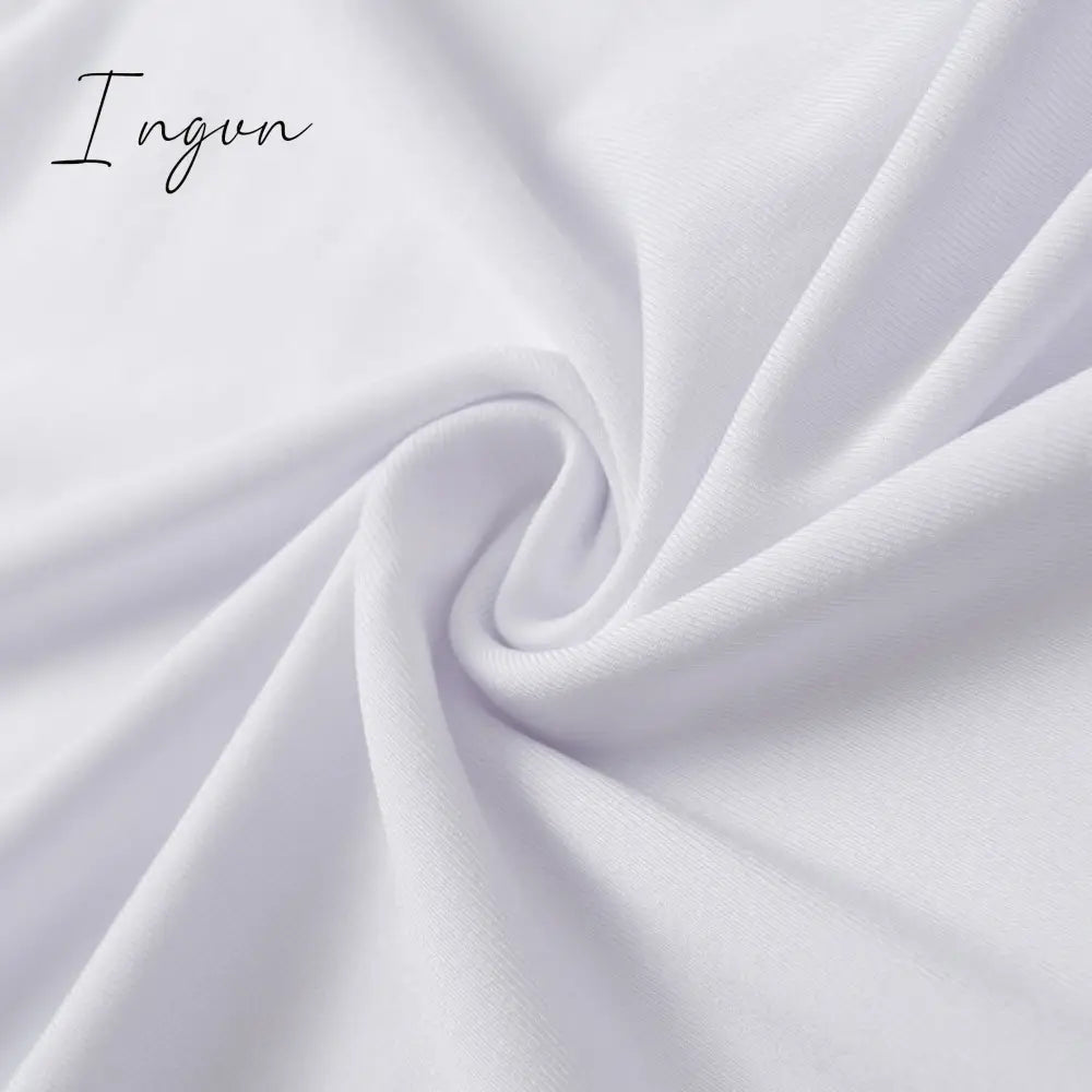 Ingvn - Womens Fashion Casual White Crew Neck Dress Crochet Long Sleeve Bodycon Sexy  Chic And Elegant Woman Dress Corset Party Nightclub Clothing