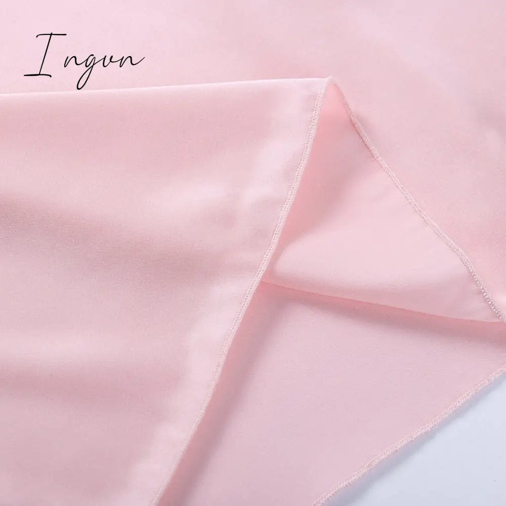 Ingvn - Satin Spaghetti Strap Sexy Mini Dress Women Robe Summer New Deep V Neck Sleeveless backless Club Party Dress Vestido