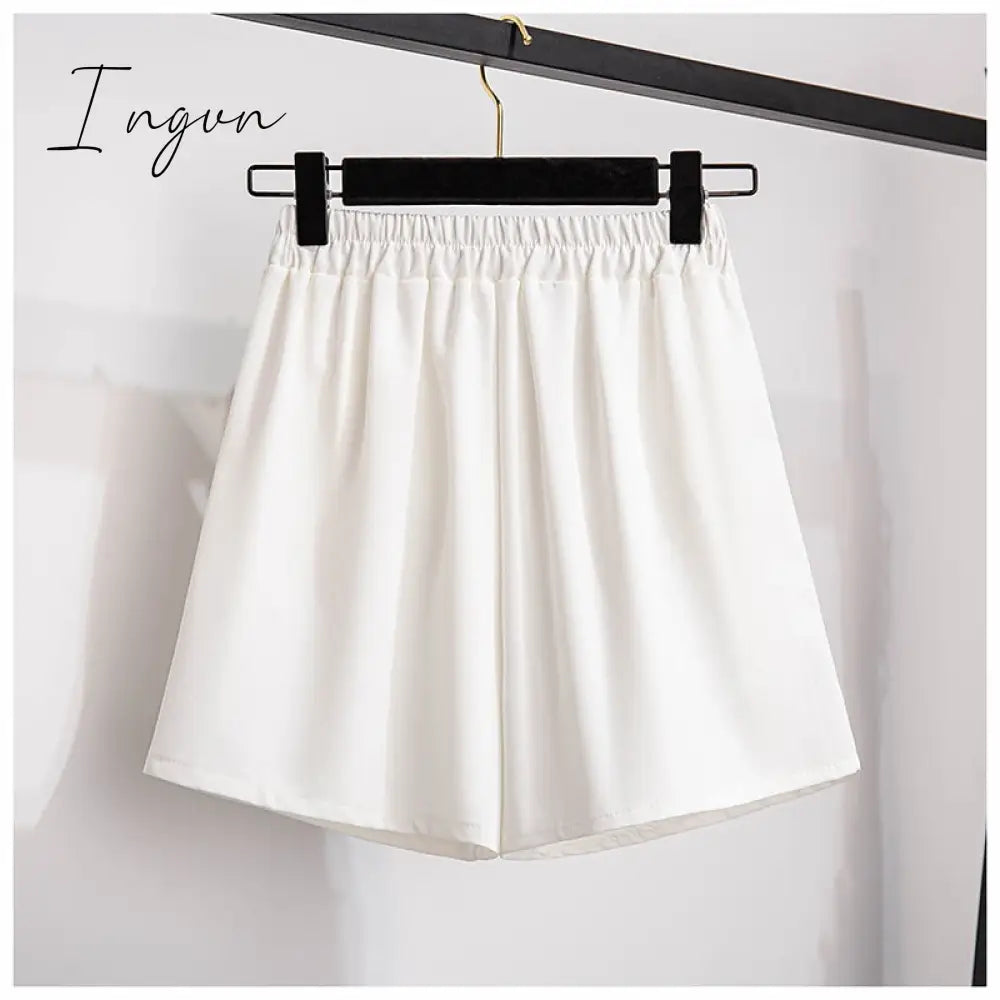 Ingvn - 2 pieces shorts sets summer Sweet Korean off shoulder striped patchwork tops and shorts 2 pieces sets women two pieces outfits