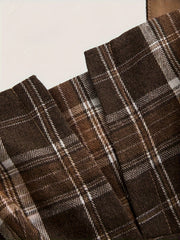 [Targeted Style]Plaid Long Dress