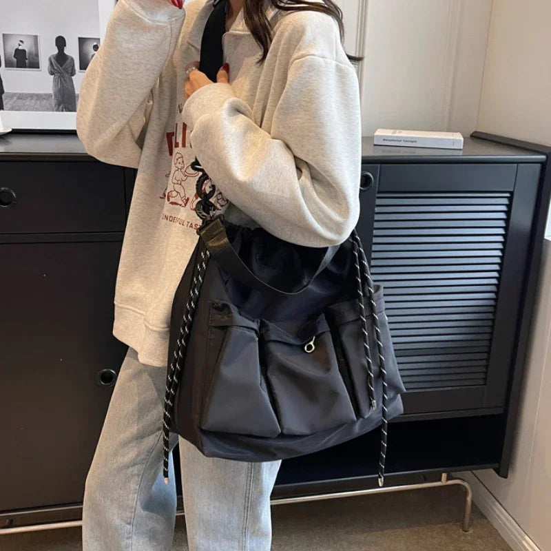 Ingvn  New Fashion Women's Bag High Quality Oxford Fabric Shoulder Bag Crossbody Bag Large Capacity Satchel Lady Leisure Commuting Bags