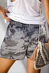 Ingvn - Summer Loose Print Shorts