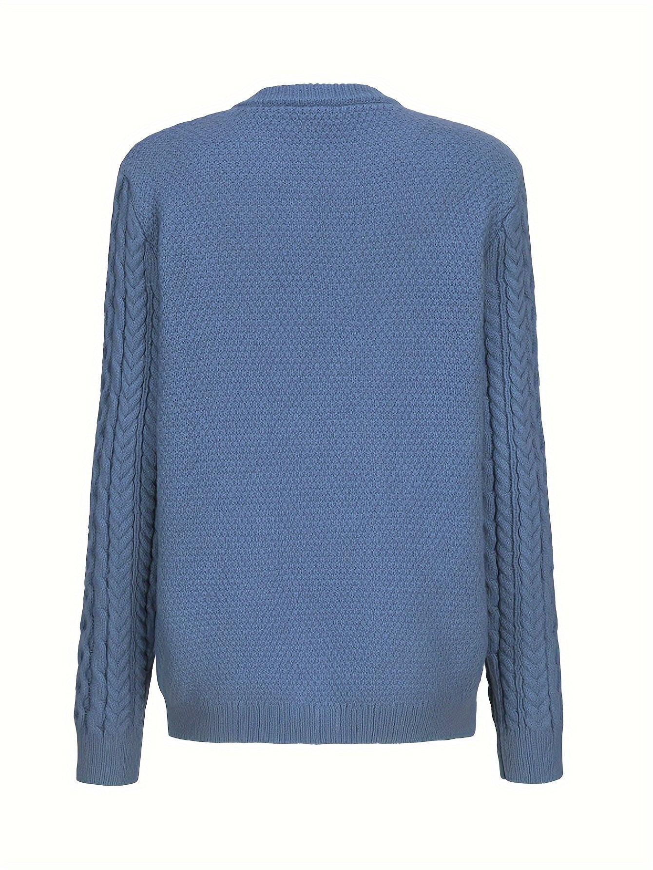 Cozy Chic Cardigan - Soft Knit, Crew Neck, Long Sleeve, Pocket Detail, Casual Women's Sweater for Everyday Wear - Perfect for Work, Date Night, or Relaxation