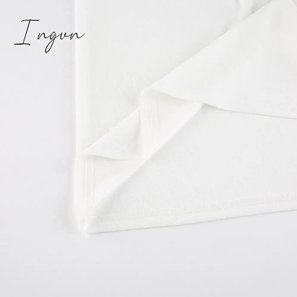 Ingvn - Fashion White Elegant Maxi Dress Summer Women Sexy One Shoulder Split Long Dress Female Fashion Cut Out Club Party Dress Beachwear