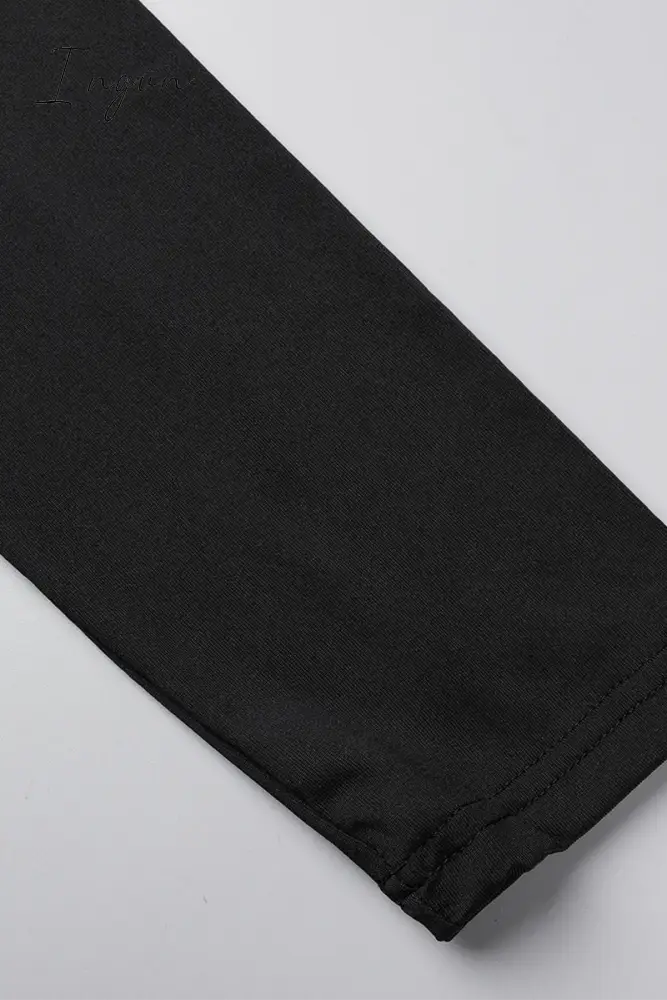 Ingvn - Sexy Solid Patchwork One Shoulder Pencil Skirt Dresses(5 Colors)