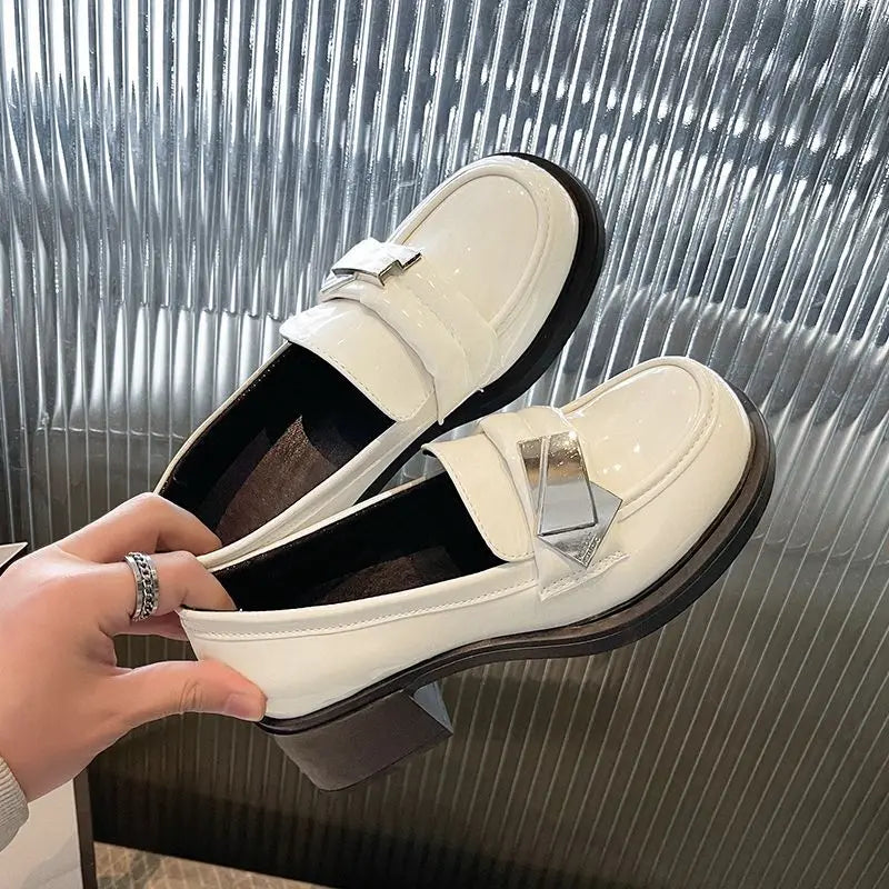 Ingvn  Women's Shoes Gothic Slip On Loafers Female Footwear Japanese Style Lolita Black Mary Jane Shoe Trends  Offers Stylish