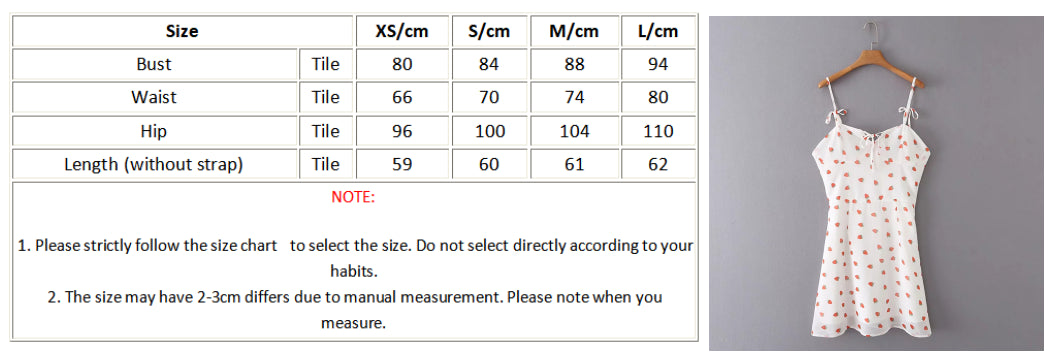 Voguable  Strawberry Print White Chiffon Long Dress Women Spaghetti Strap Vintage Boho Summer Beach Maxi Dress Sleeveless Sundress